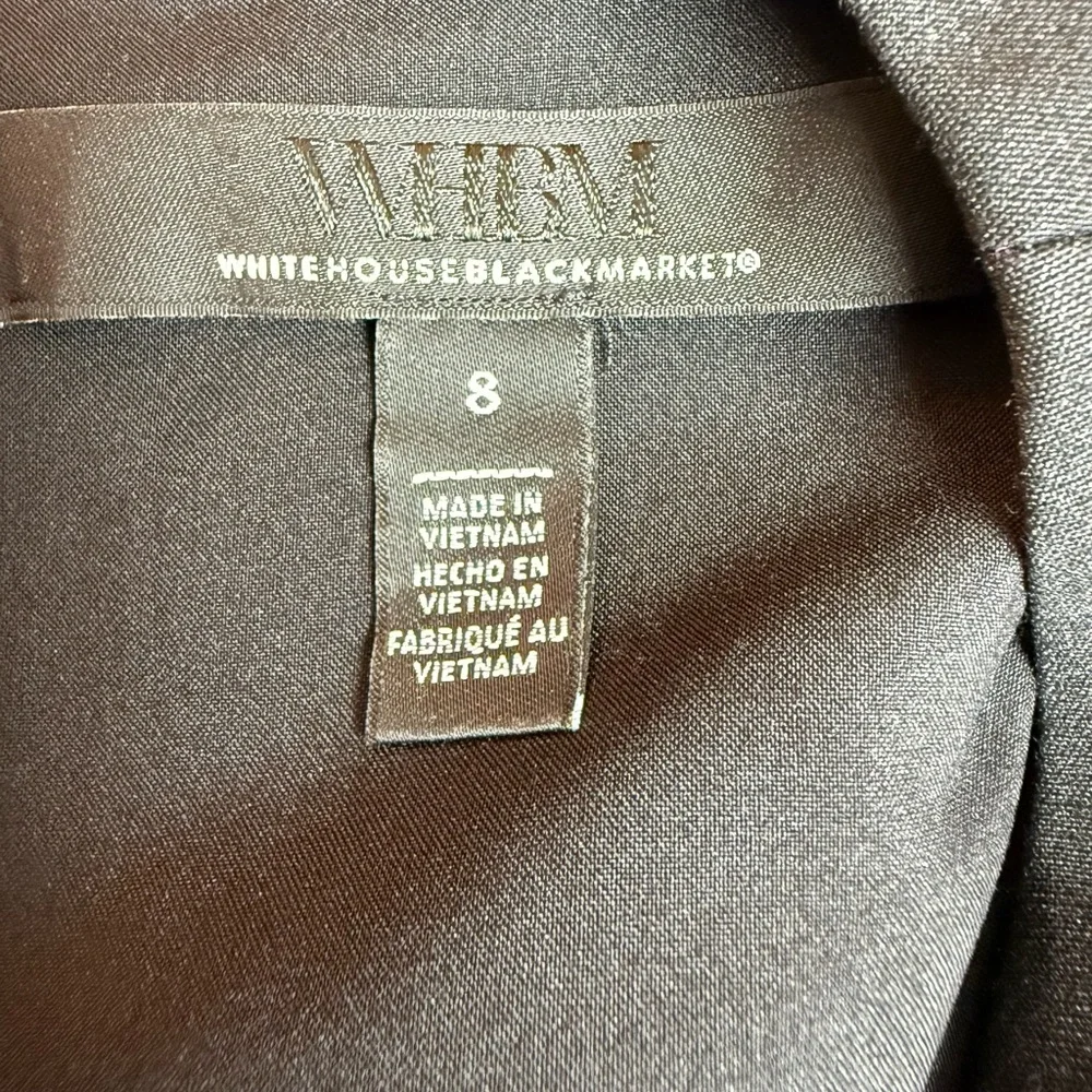 White House Black Market Sleeveless Black and White Dress Size 8 - Picture 5 of 7